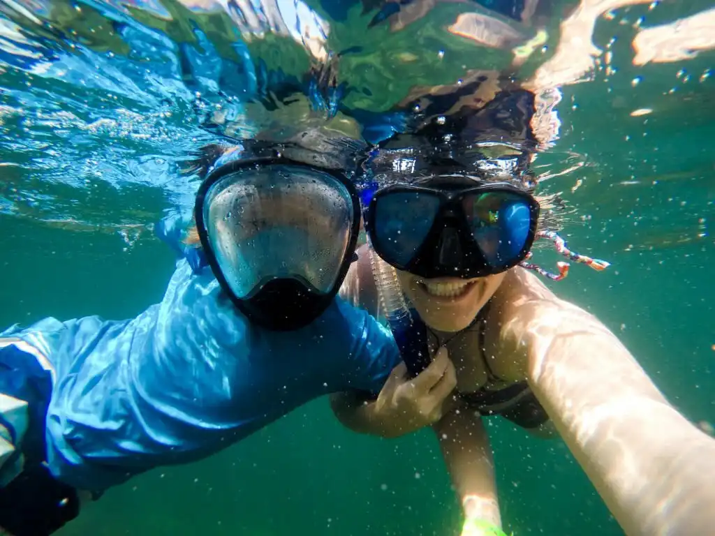 Swimming in Catalina Island oceans