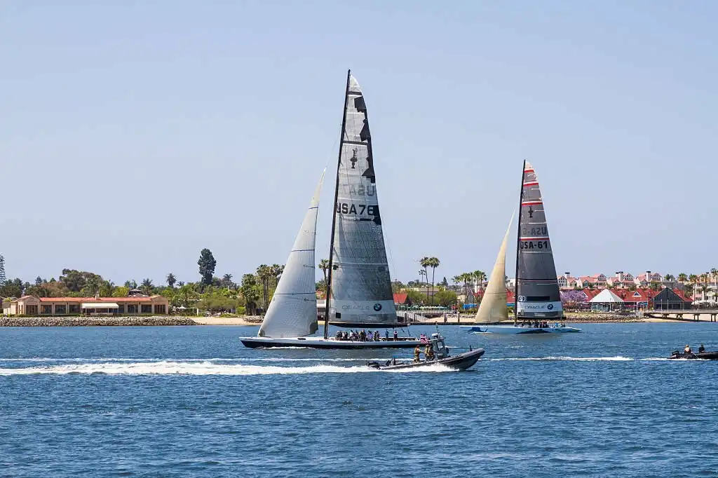 Sailing from San Diego to Catalina Island