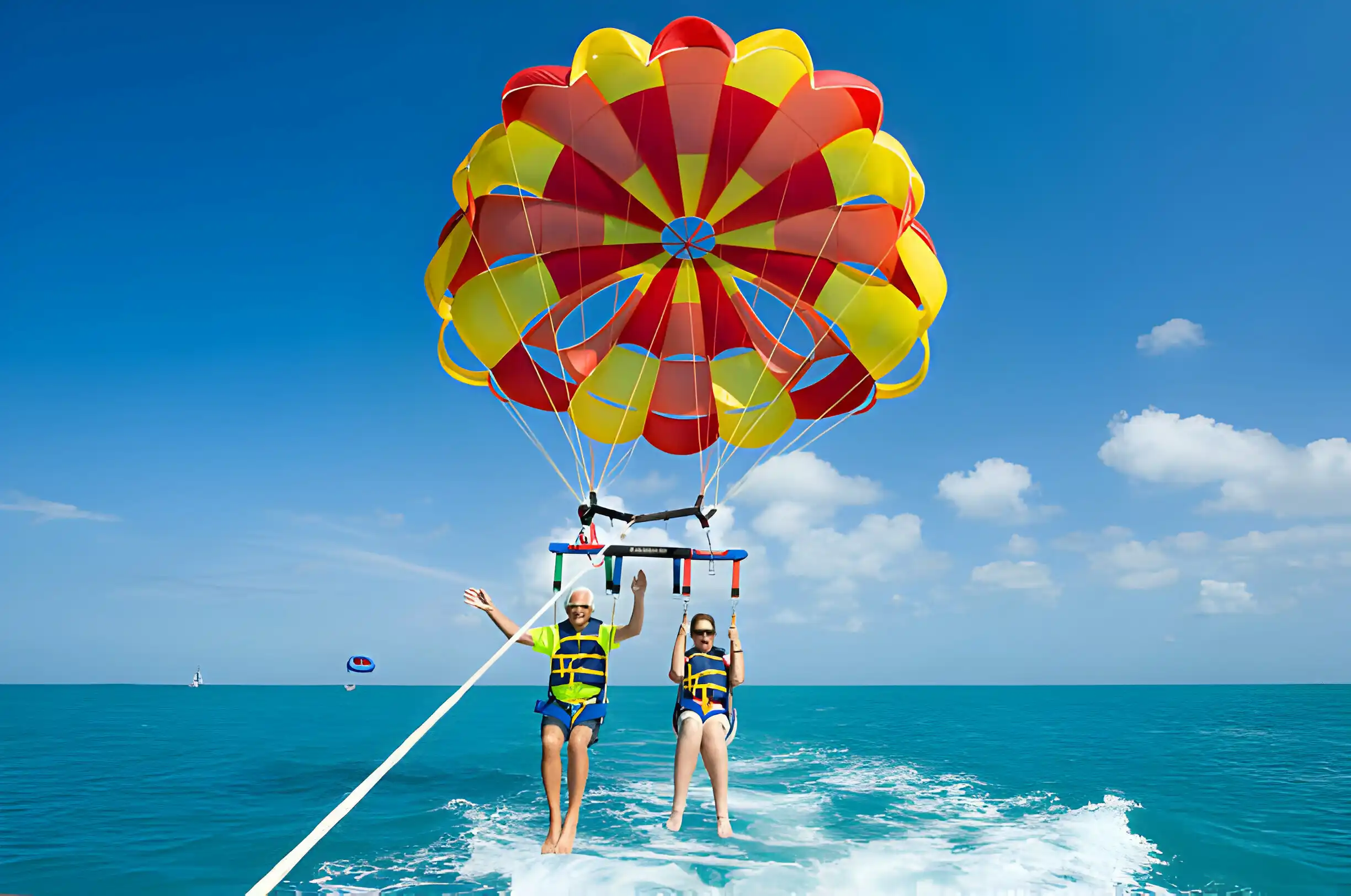 Parasailing on Catalina Island  