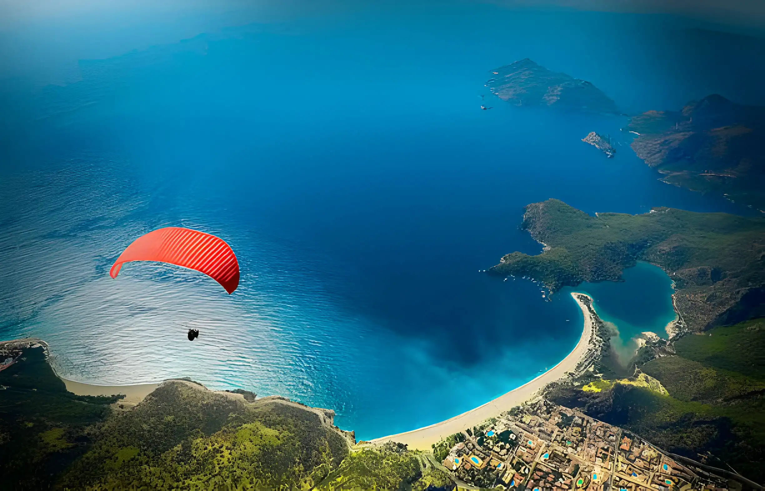 Parasailing on Catalina Island  