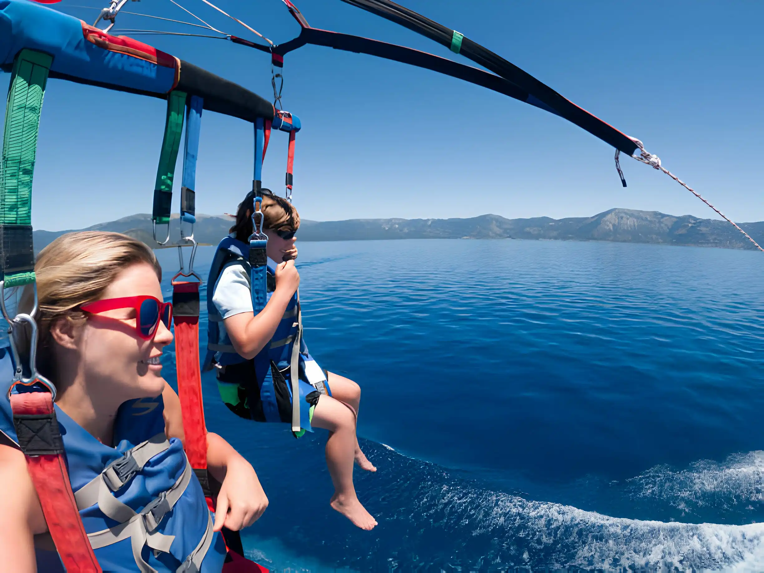 Parasailing on Catalina Island  